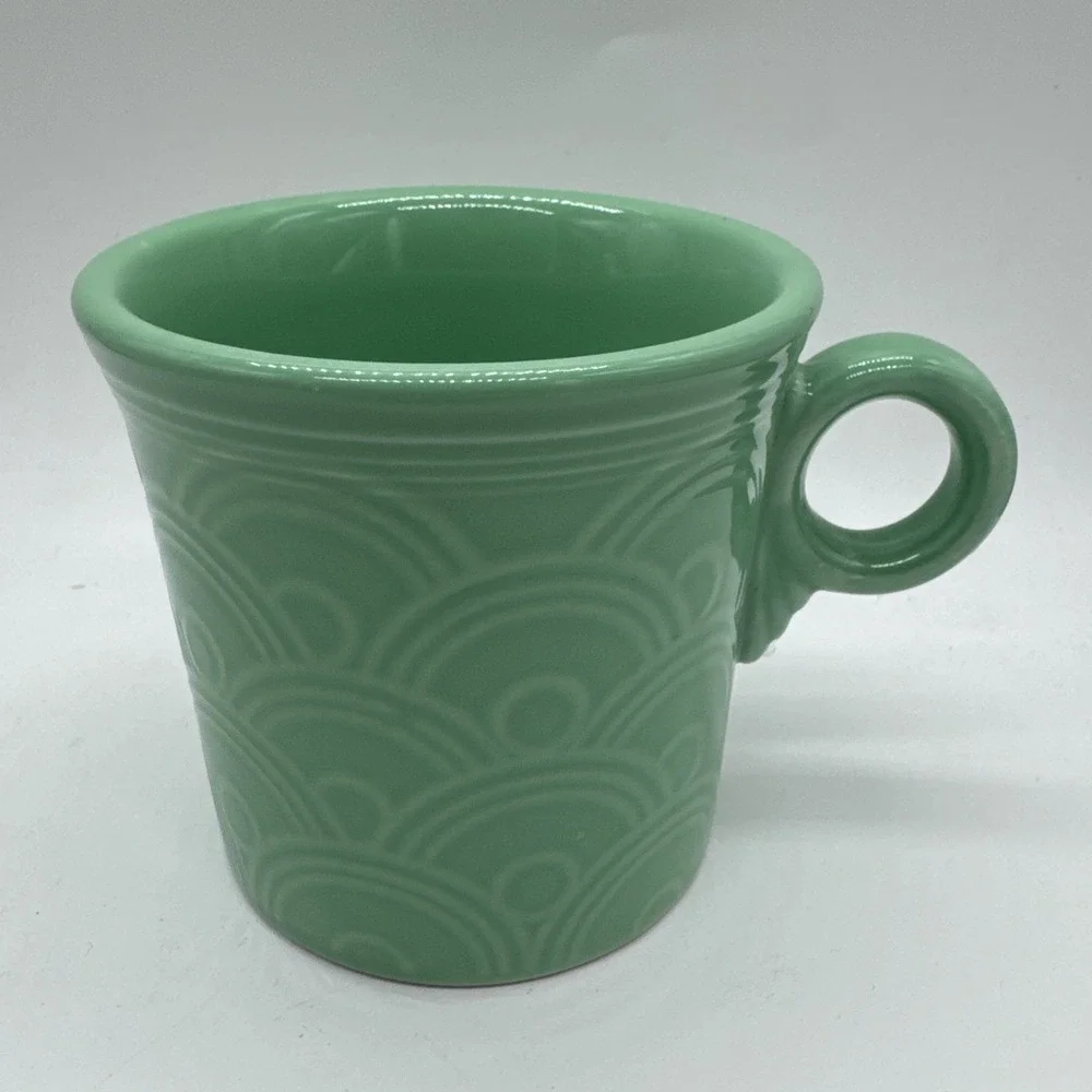 Fiesta Ring-Handled Fan/Horizon Mug SEAMIST